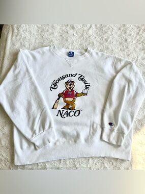 Vintage Thousand Trails Campgrounds Crewneck Sweatshirt Mens Large Champion Bear